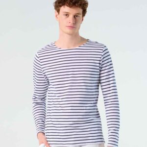 SOL'S Marine Long Sleeve Striped T-Shirt