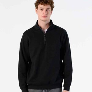 SOL'S Stan Contrast Zip Neck Sweatshirt
