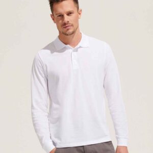 SOL'S Unisex Prime Long Sleeve Piqué Polo Shirt