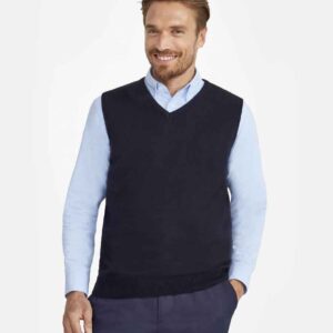 SOL'S Unisex Gentlemen Sleeveless Cotton Acrylic V Neck Sweater