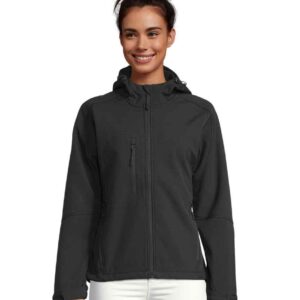 SOL'S Ladies Replay Hooded Soft Shell Jacket