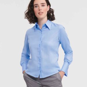 Russell Collection Ladies Long Sleeve Ultimate Non-Iron Shirt