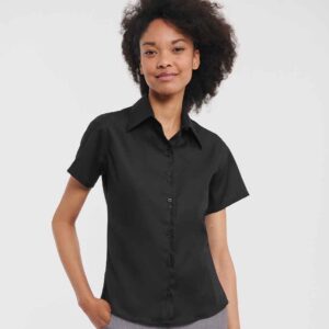 Russell Collection Ladies Short Sleeve Ultimate Non-Iron Shirt