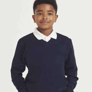 AWDis Academy Kids V Neck Sweatshirt