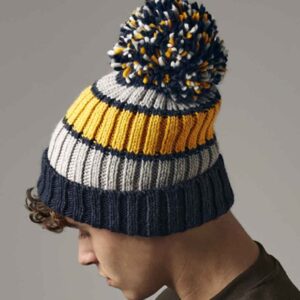 Beechfield Hygge Striped Beanie