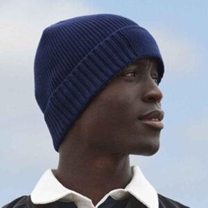Beechfield Organic Cotton Engineered Patch Beanie