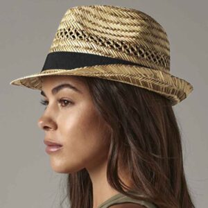 Beechfield Straw Summer Trilby