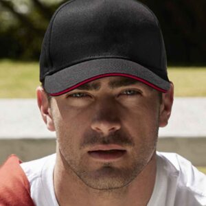 Beechfield EarthAware® Classic Organic Cotton 5 Panel Sandwich Peak Cap