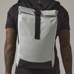 BagBase Reflective Roll-Top Backpack