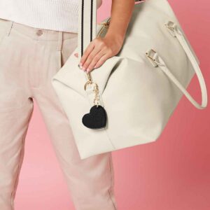 BagBase Boutique Heart Key Clip
