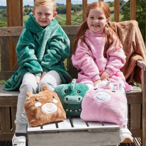 Brand Lab Kids Character Cushion Hooded Blanket