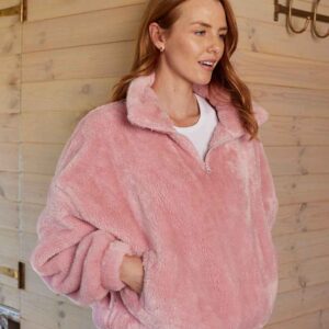 Brand Lab Ladies Fluffy 1/4 Zip Fleece