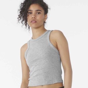 Bella Ladies Micro Rib Racer Tank Top