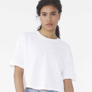 Bella Ladies Jersey Cropped T-Shirt