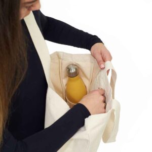 Brand Lab Everyday Square Canvas Tote Bag