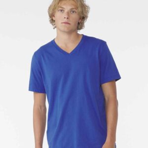 Canvas Unisex Jersey V Neck T-Shirt