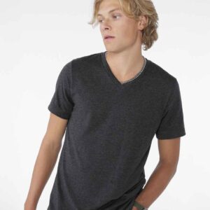 Canvas Unisex Heather CVC V Neck T-Shirt