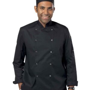 Dennys Long Sleeve Press Stud Chef's Jacket