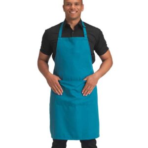 Dennys Polyester Bib Apron with Pocket