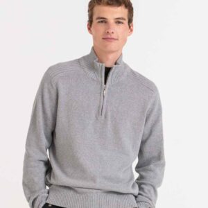 Ecologie Unisex Wakhan Zip Neck Sustainable Sweater