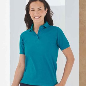 Henbury Ladies Poly/Cotton Piqué Polo Shirt