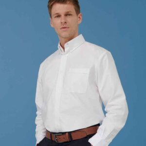 Henbury Long Sleeve Classic Oxford Shirt
