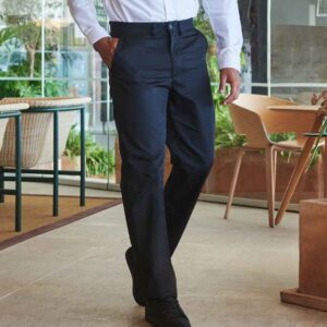 Henbury 65/35 Flat Fronted Chino Trousers