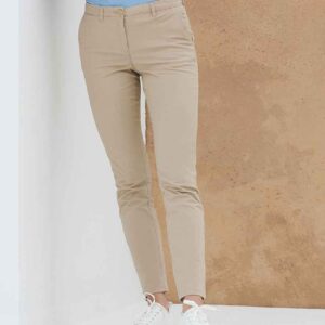 Henbury Ladies Stretch Chino Trousers