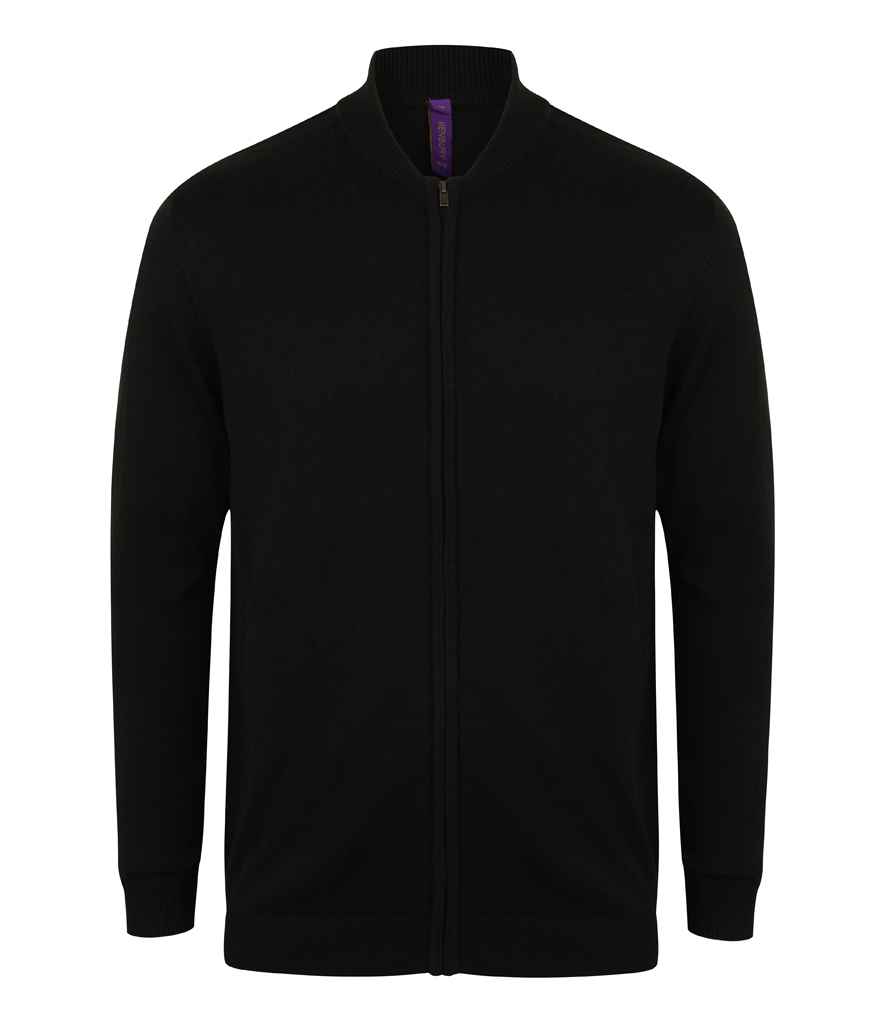 Henbury Unisex Zip Through Cardigan - Image 3