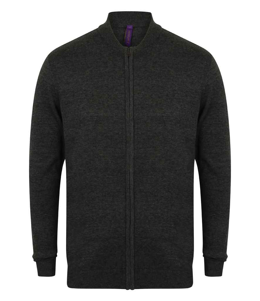 Henbury Unisex Zip Through Cardigan - Image 5