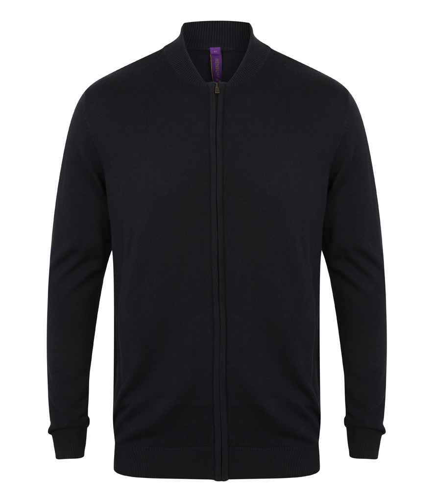 Henbury Unisex Zip Through Cardigan - Image 4