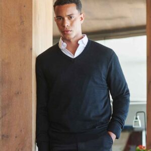 Henbury Acrylic V Neck Sweater
