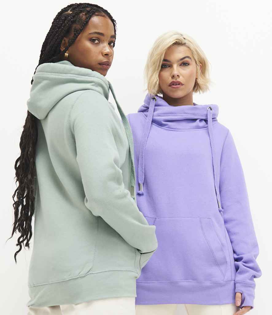 AWDis Cross Neck Hoodie - Image 2