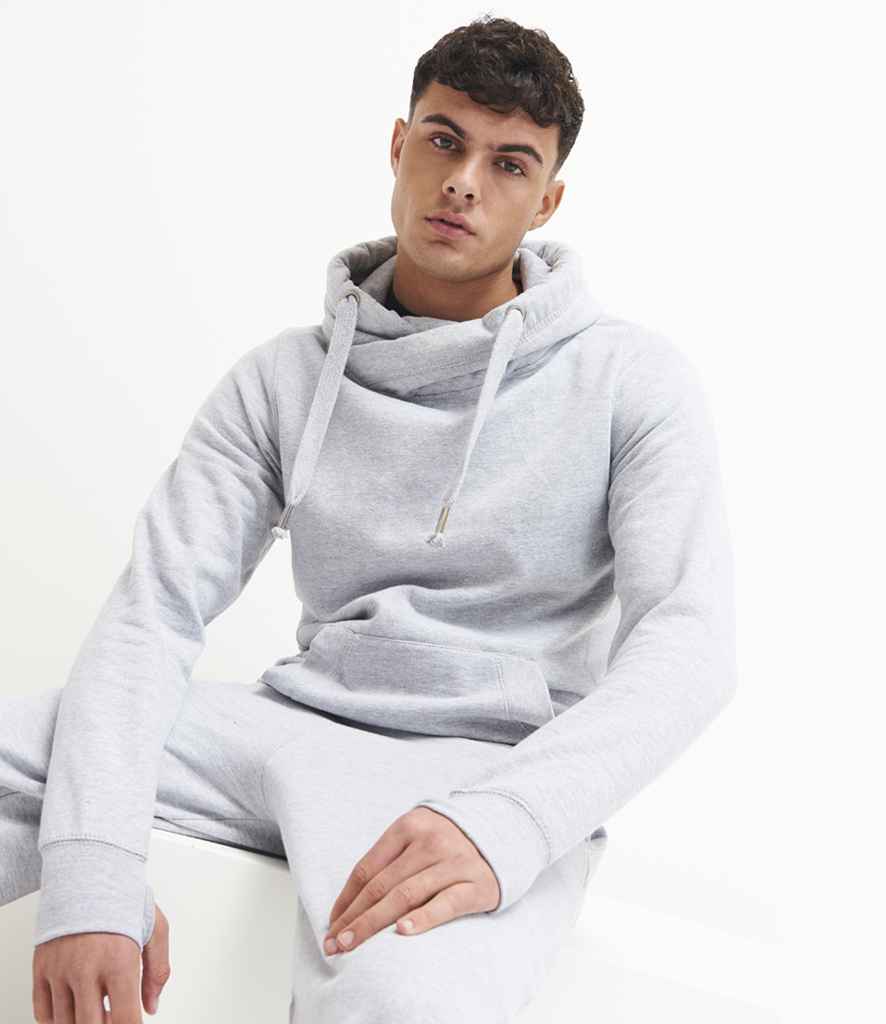 AWDis Cross Neck Hoodie - Image 3