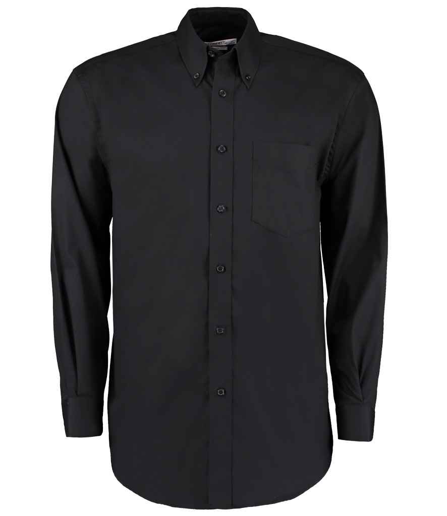 Kustom Kit Premium Long Sleeve Classic Fit Oxford Shirt - Image 4