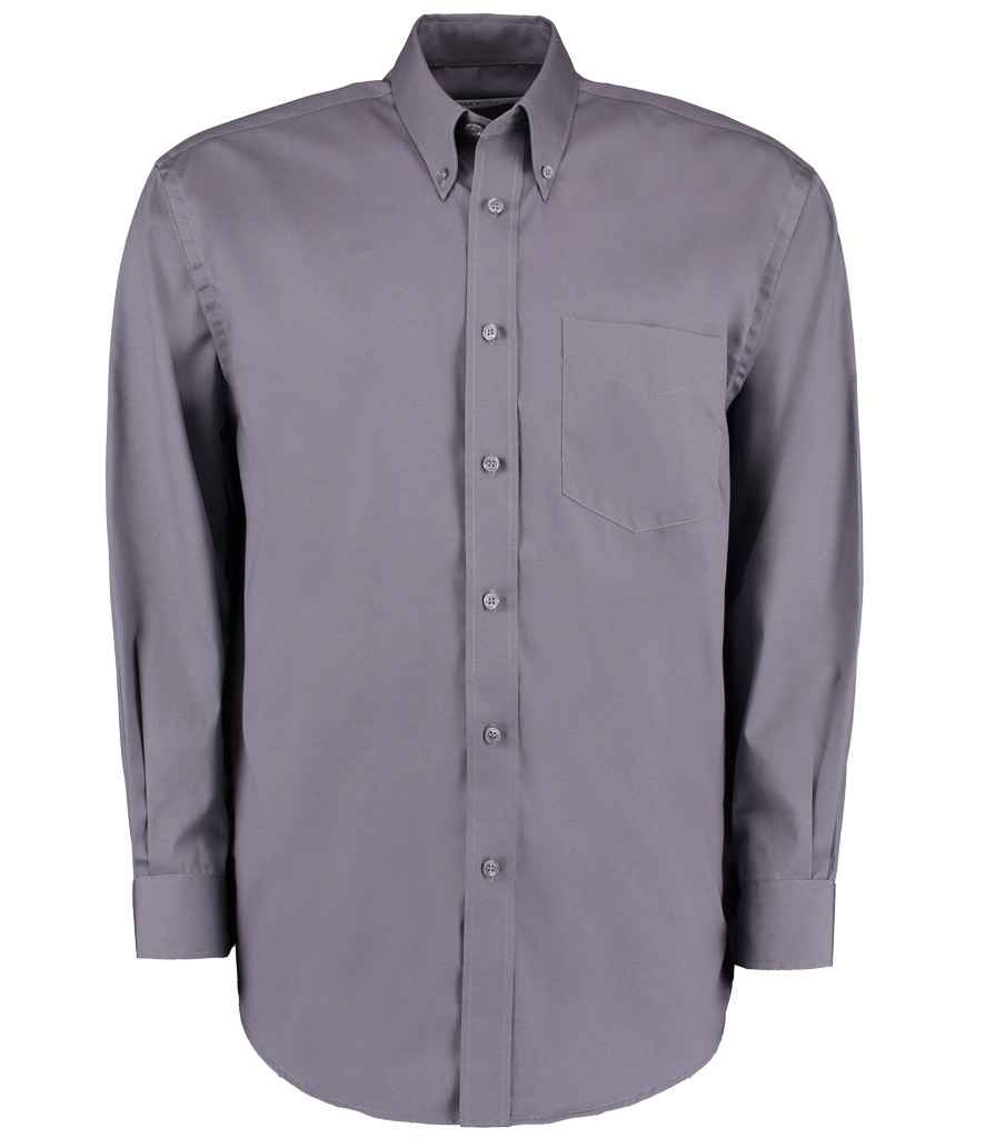 Kustom Kit Premium Long Sleeve Classic Fit Oxford Shirt - Image 12