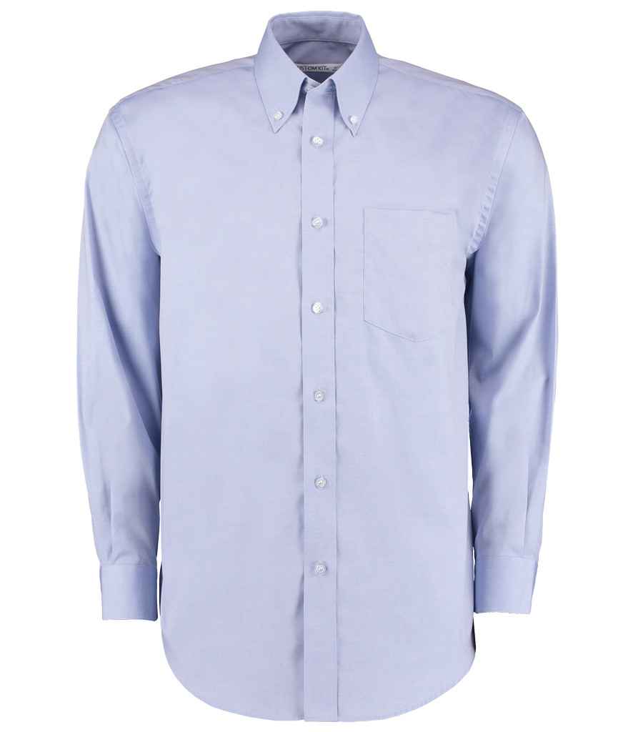 Kustom Kit Premium Long Sleeve Classic Fit Oxford Shirt - Image 6