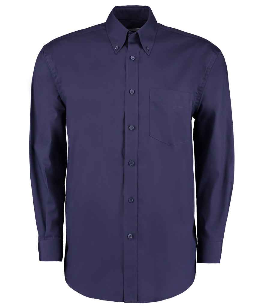 Kustom Kit Premium Long Sleeve Classic Fit Oxford Shirt - Image 8