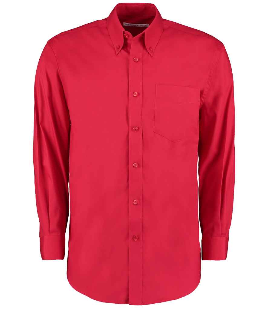 Kustom Kit Premium Long Sleeve Classic Fit Oxford Shirt - Image 13