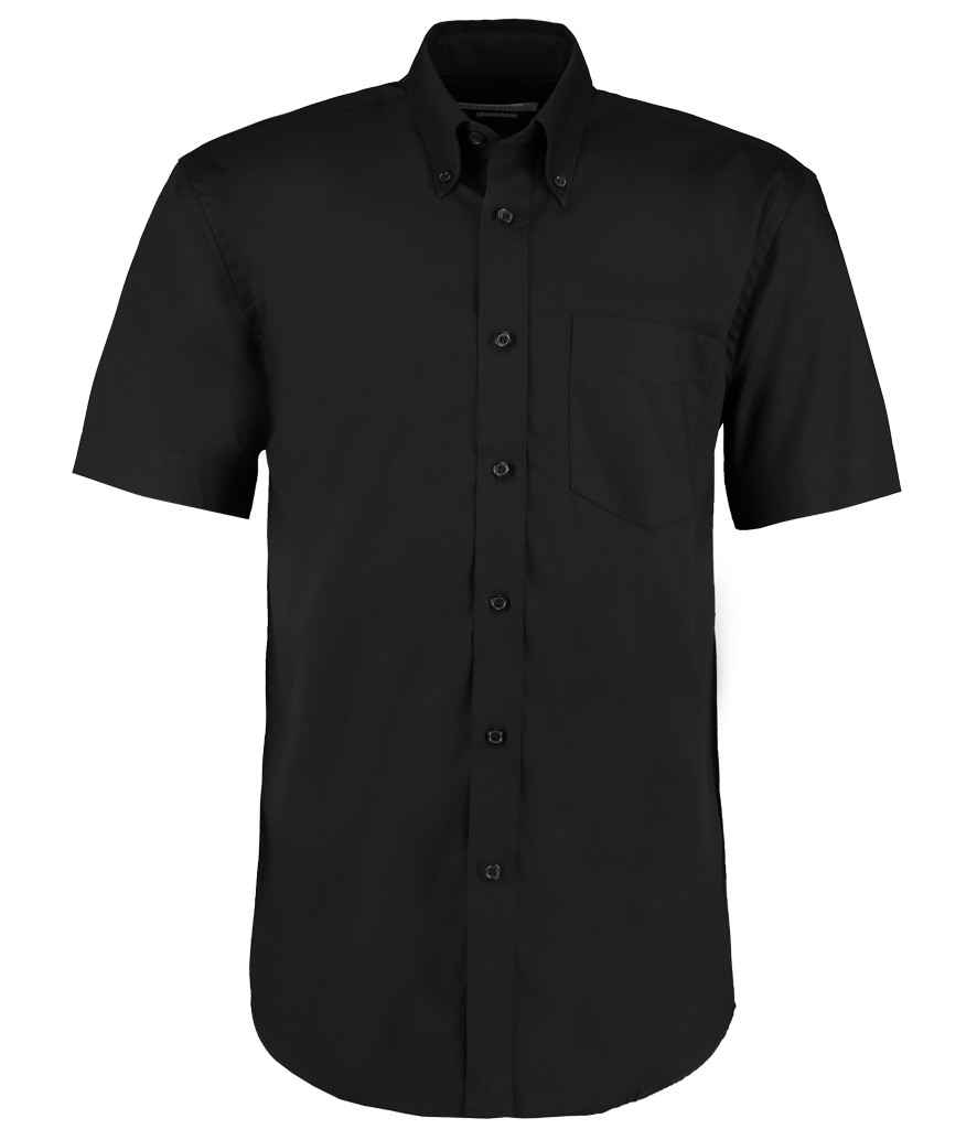 Kustom Kit Premium Short Sleeve Classic Fit Oxford Shirt - Image 3