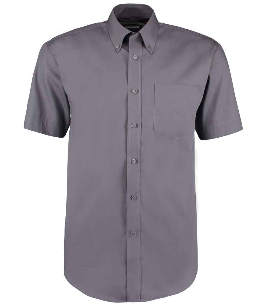 Kustom Kit Premium Short Sleeve Classic Fit Oxford Shirt - Image 12