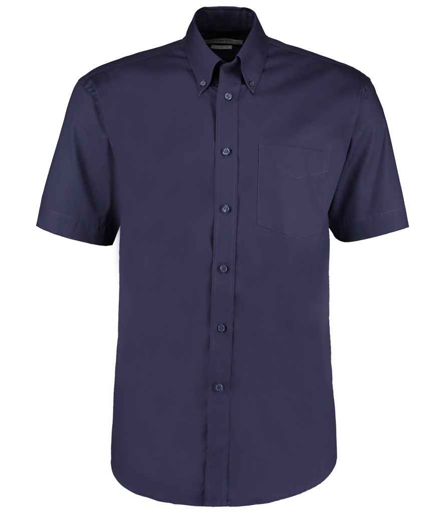 Kustom Kit Premium Short Sleeve Classic Fit Oxford Shirt - Image 8