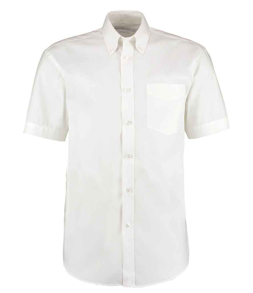 Kustom Kit Premium Short Sleeve Classic Fit Oxford Shirt - Image 4