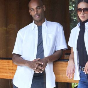 Kustom Kit Premium Short Sleeve Classic Fit Oxford Shirt