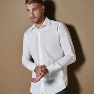 Kustom Kit Long Sleeve Slim Fit Business Shirt