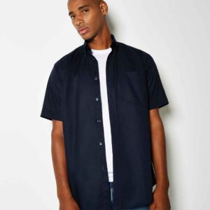 Kustom Kit Short Sleeve Classic Fit Workwear Oxford Shirt