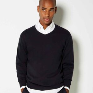 Kustom Kit Arundel Cotton Acrylic V Neck Sweater