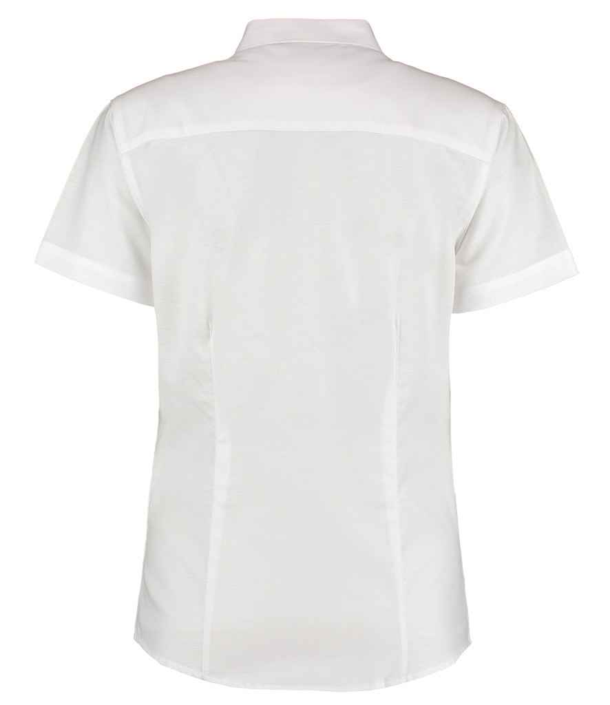 Kustom Kit Ladies Short Sleeve Tailored Workwear Oxford Shirt - Image 7