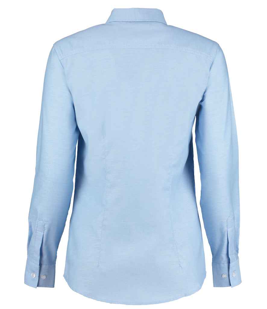 Kustom Kit Ladies Long Sleeve Tailored Workwear Oxford Shirt - Image 7