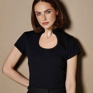 Kustom Kit Ladies Keyhole Neck Corporate Top